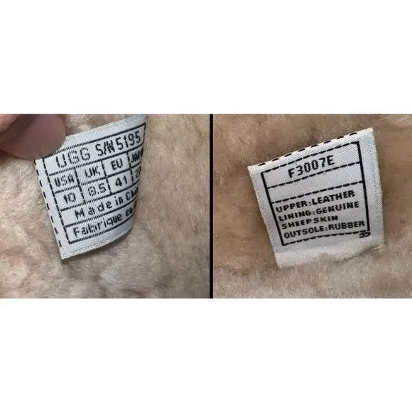 Ugg Boots Cargo Pocket Espresso Brown Real Shearling W10 - Picture 7 of 12